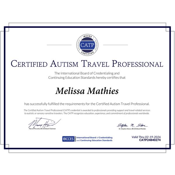 CATP Certificate - Melissa Mathies